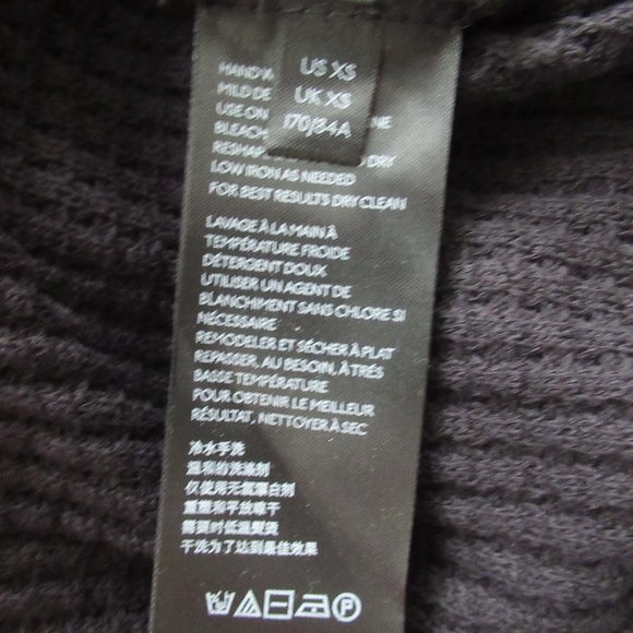 NEW Anthro Free People Tunic Sz XS/S Black Fair Isle Cabin Fever Thermal Sweater - Picture 10 of 11